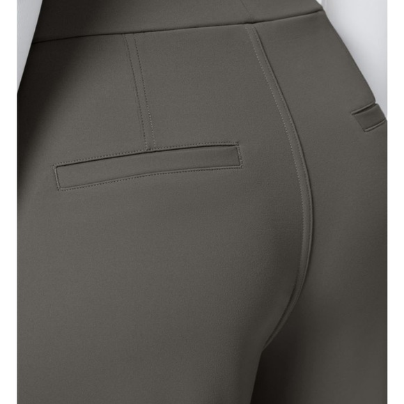 Halara Pleated High Waist Wide Leg Pull On Stretch Pants Medium Petite Gray - Picture 7 of 16